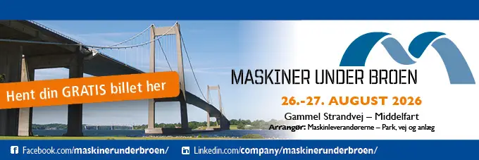 Invitation til maskiner under broen d. 26.-27. august
